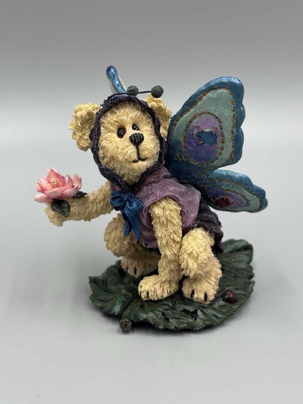 Boyds Bear Flutter B. Bye Flights of Fancy Butterfly Resin Figurine 227750